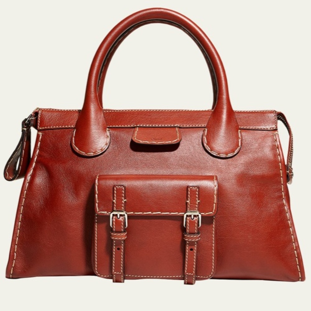 ⭐️HP⭐️Chloé "Edith" satchel bag in buffalo leather👜